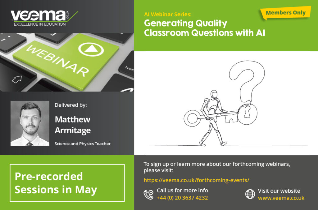 Generating quality classroom questions with AI