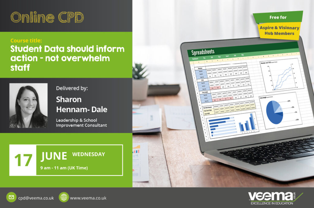 Student Data should inform action – not overwhelm staff