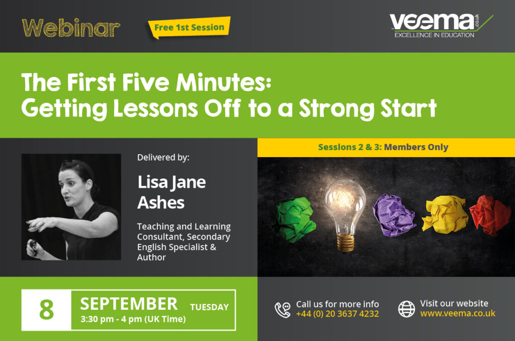 The First Five Minutes: Getting Lessons Off to a Strong Start